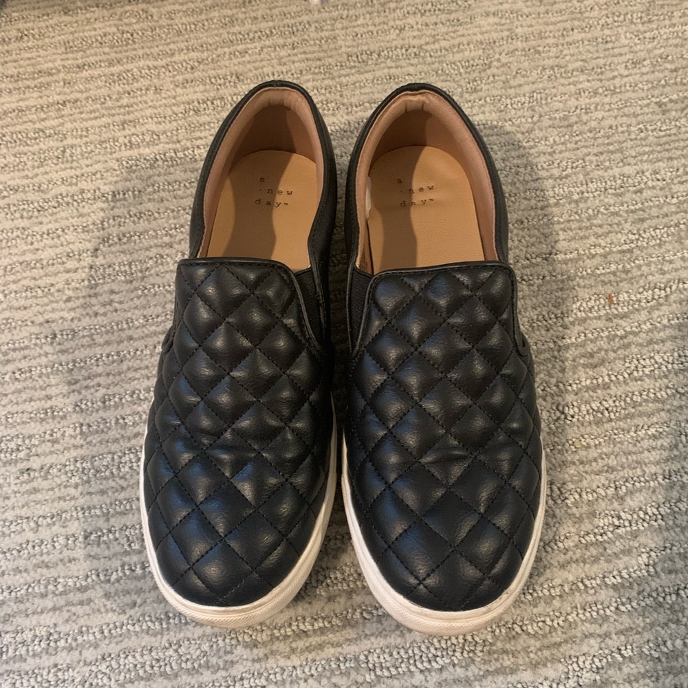 Target sneakers, black, size 8!
